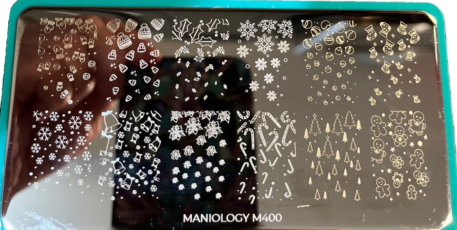 Maniology Nail Stamping Plates- Christmas Lot 1 – M400, M418, M172
