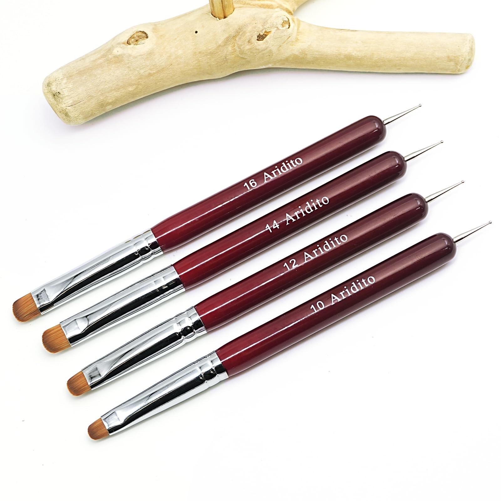Acrylic French Manicure Brushes #10 #12 #14 #16 – Precision Tips for Nail Art