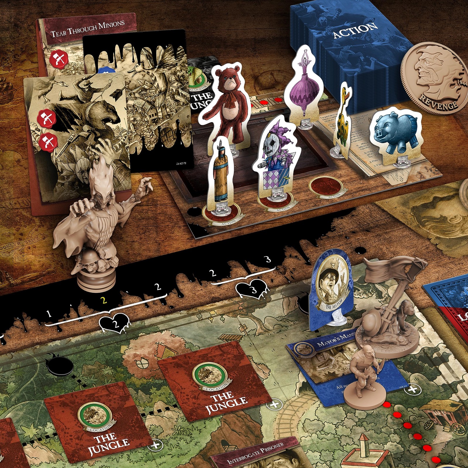 The Stuff of Legend: Board Game a semi-Cooperative square, thin