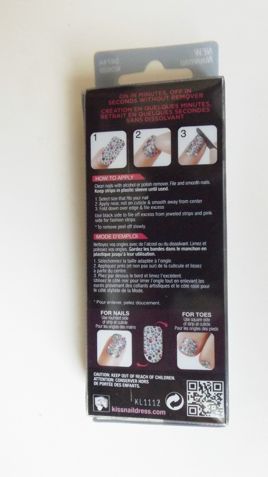 KIss Nail Dress Stickers #56744 Korea (#EV2069)