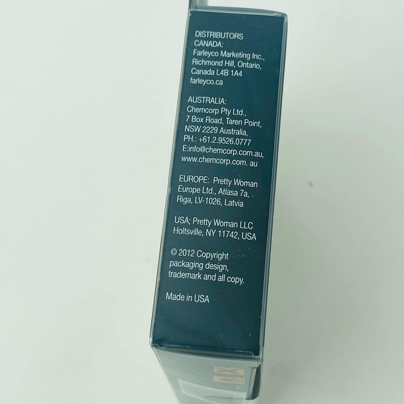 Pretty Woman USA Foil Effect .8g foils 4x.2g each & Nail Polish .27 FL. Oz., NEW