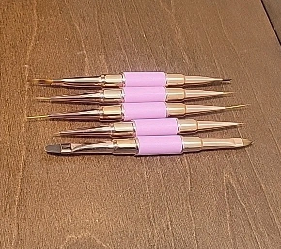 5 Piece Nail Art Brush Set