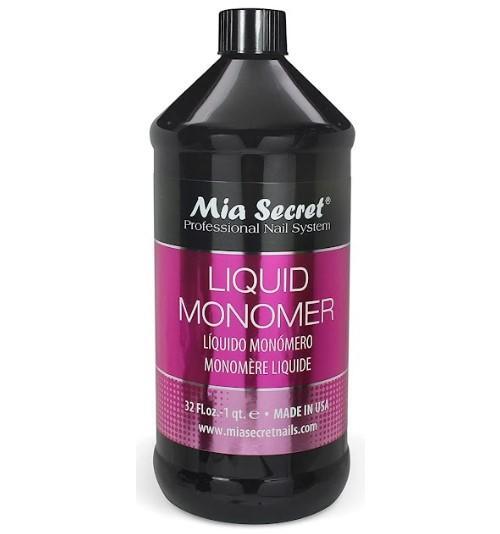 Mia Secret Liquid Monomer 32 oz and Clear Powder 0.25 oz