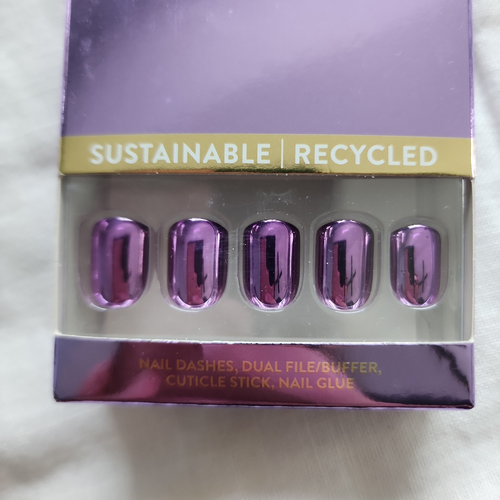 Red Aspen Nail Dashes Lot 4 Sets Manicure In A Dash Green, Purple, White, Blue