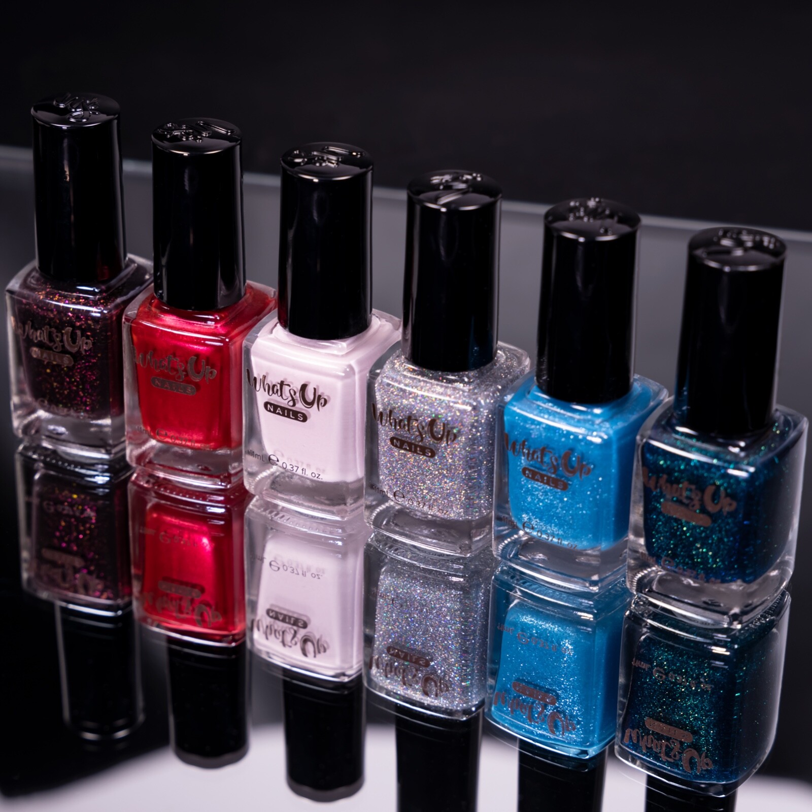 Frosted Tips Collection (6 Regular Polishes), Nail Polish for Nail Art