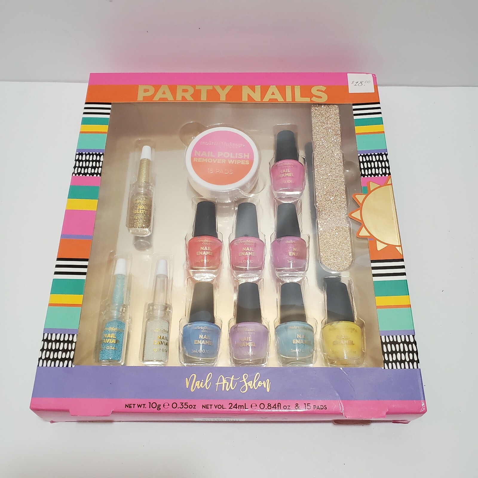 New Nail Polish, Art Studio Set, Nail Art Salon, Caviar, Emery Board, Remover