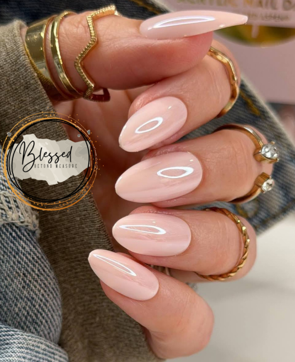 Red Aspen Press On Nails – Bridal Brayla | Long Almond Acrylic