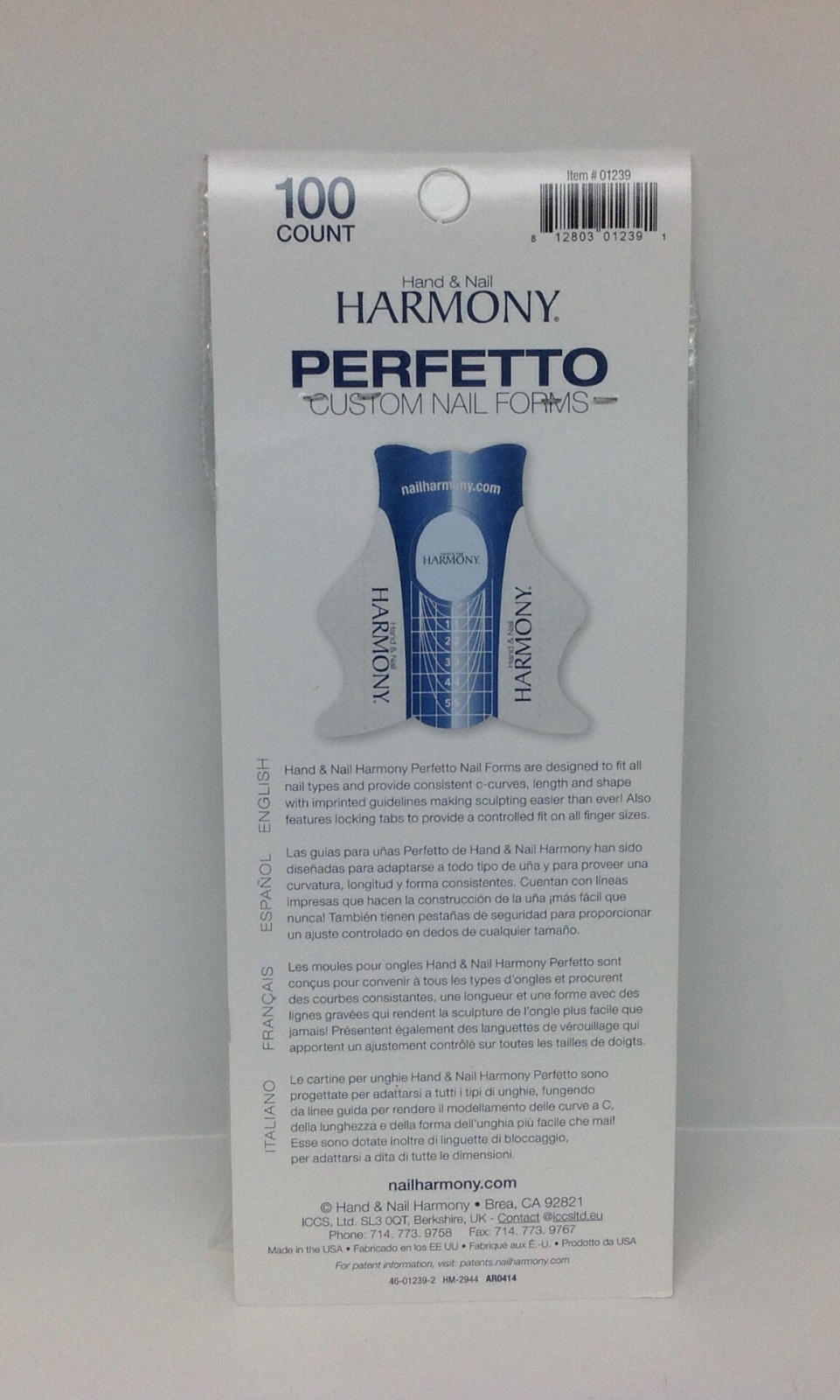 Hand & Nail Harmony – Perfetto NAIL FORMS – 100 counts