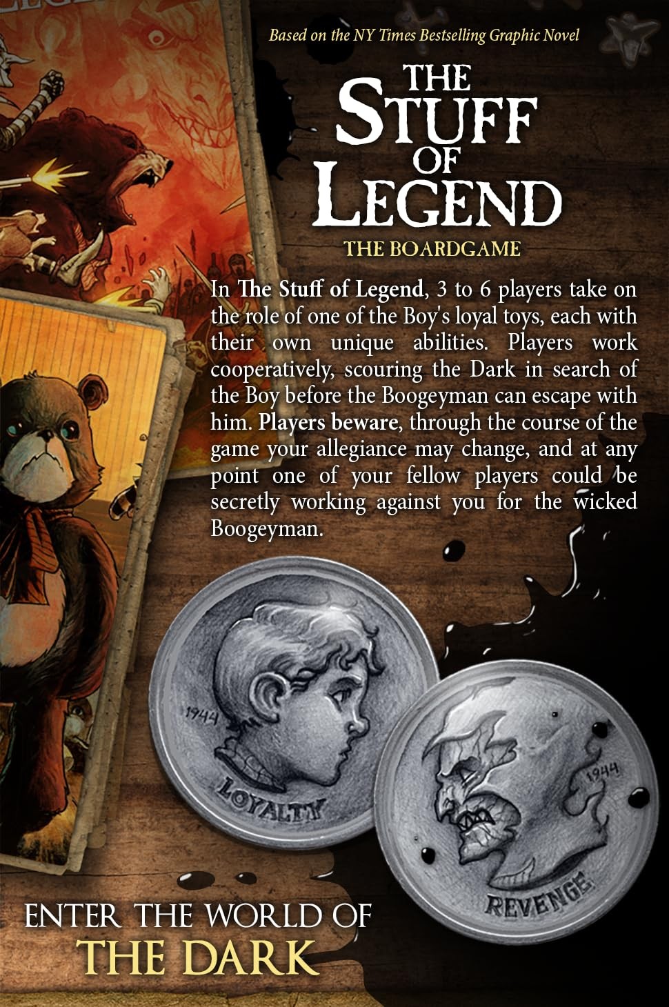 The Stuff of Legend: Board Game a semi-Cooperative square, thin