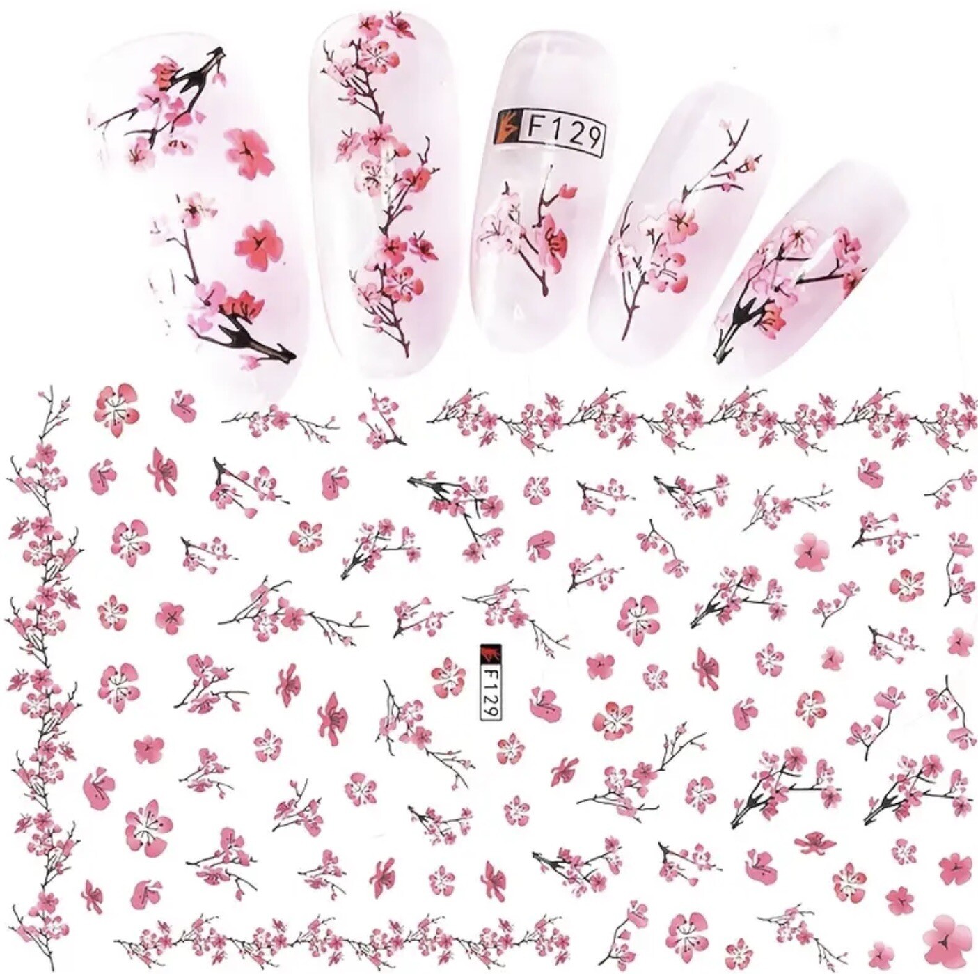 Cherry Blossom Nail Art Decor/Stickers