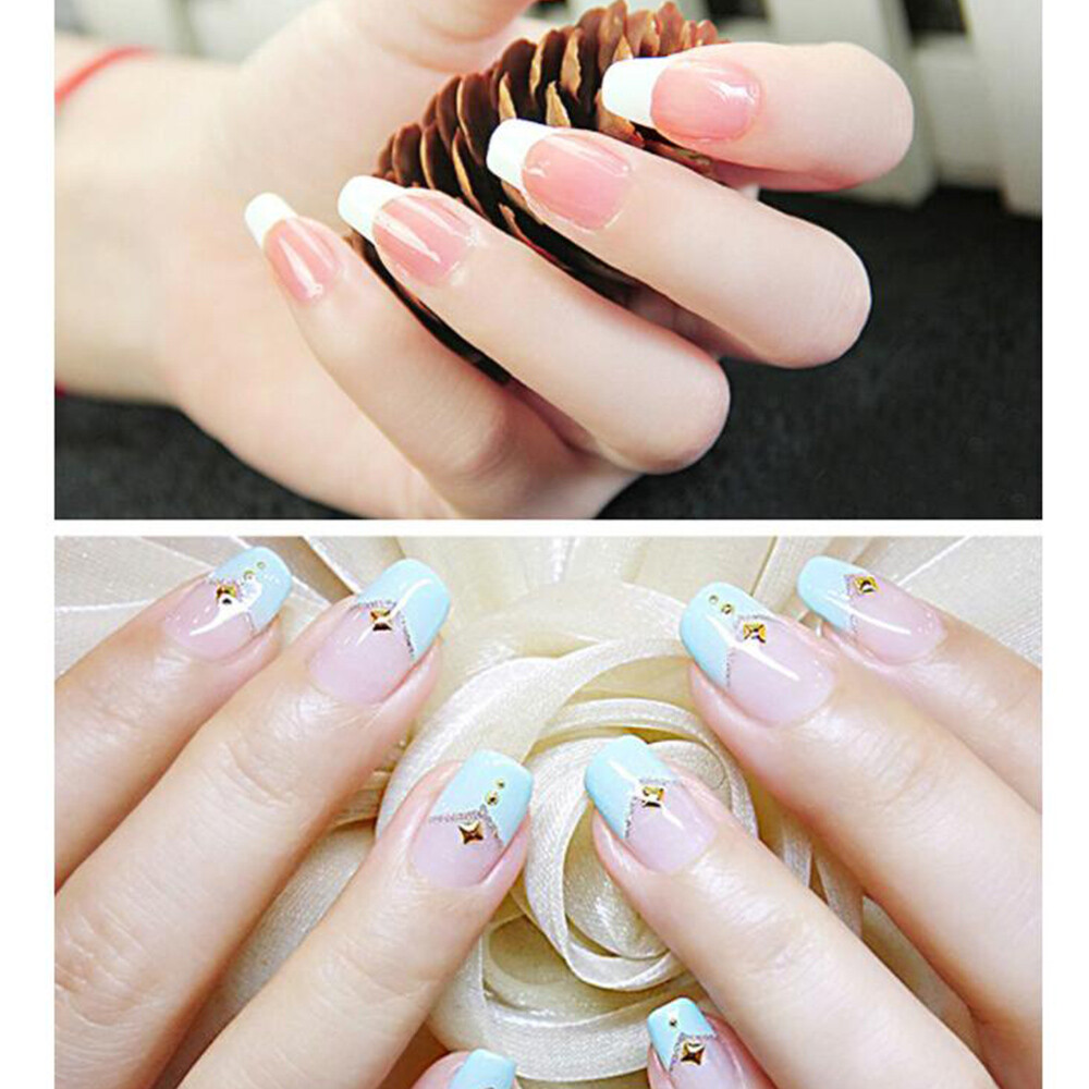 5 Pack / Set French Manicure Nail Art Tips Form Guide Sticker DIY Stencil USA