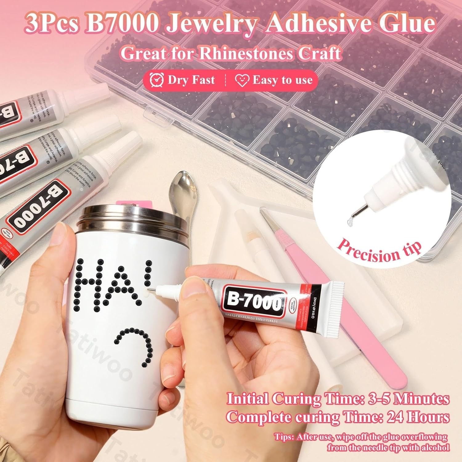 20000Pcs Black Flatback Jelly Resin Rhinestones for Bedazzling, Mix Sizes Crysta