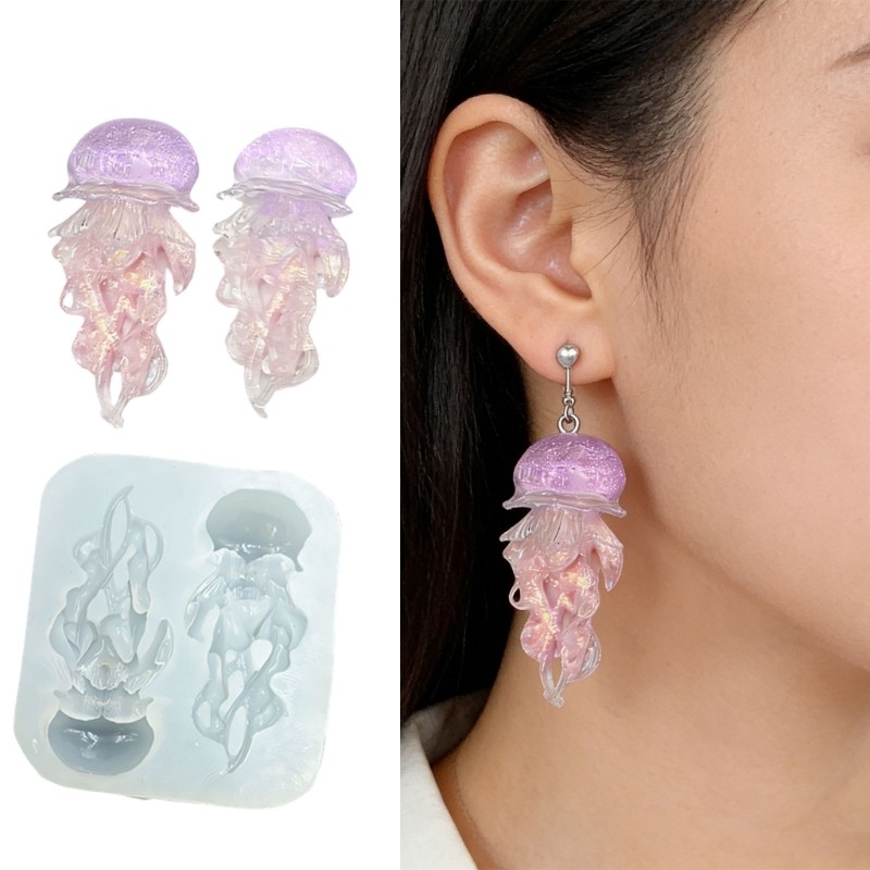 Jellyfish Shape Small Accessories Crafting Molds Present for Beauty Enthusiasts