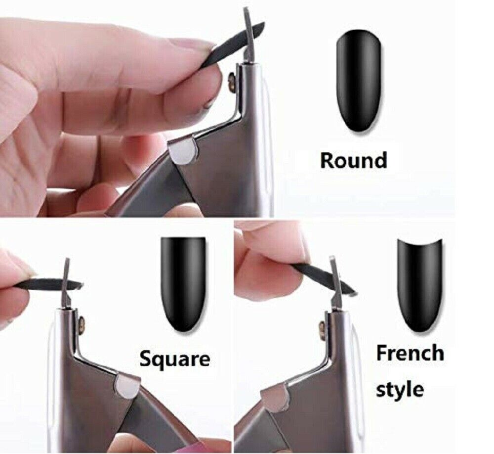 Acrylic Nail Clippers, Cutter for False Nails Tip Trimmer Art Manicure Tool