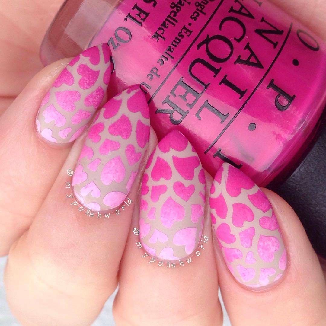 Whats Up Nails Heart stencils for nails, nail stickers, nail art, nail vinyls