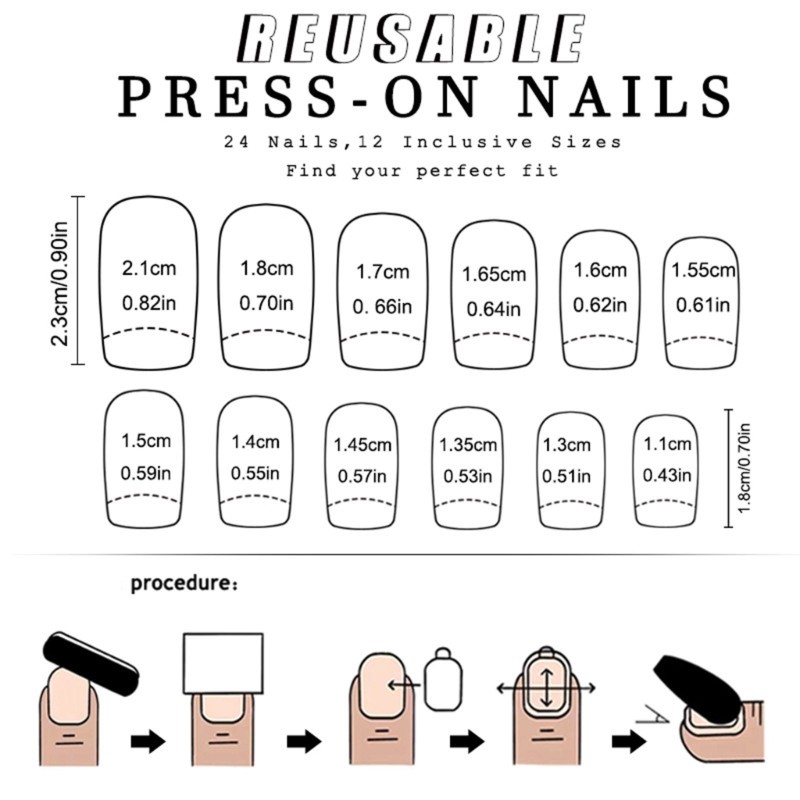 24Pcs Holiday Press on Nail Short Square Leopard Designs for Fashionable Look