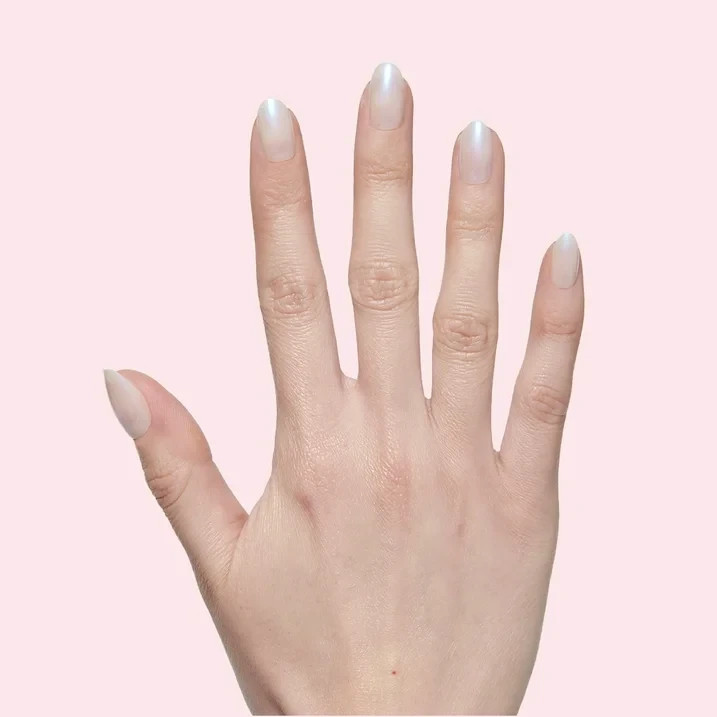 Olive And June Press On Nails PINK GOLDFISH Medium Length