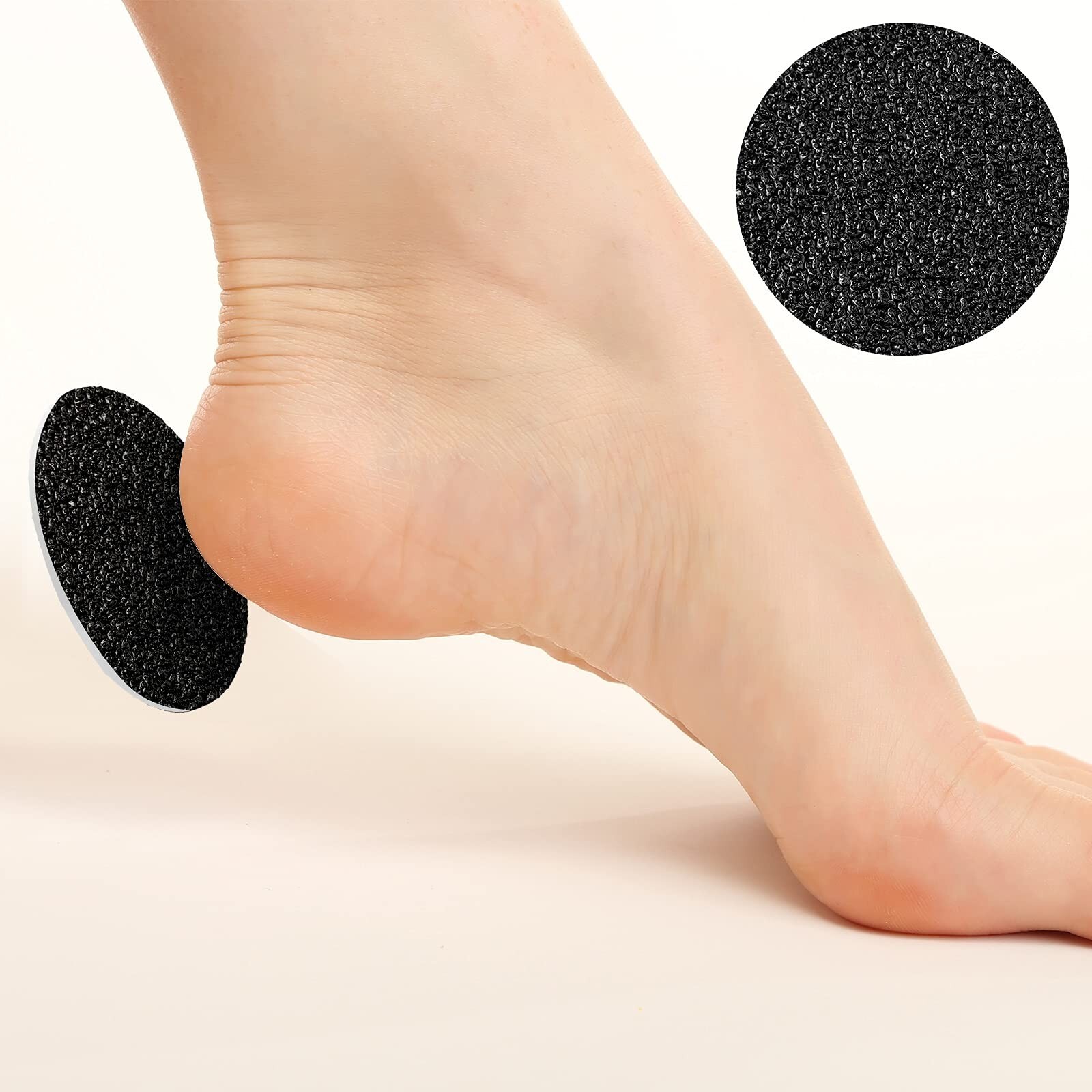 Maitys 120 Pcs Replaceable Sandpaper Discs Tip 2 Toe Refill Disks R… Fast Ship