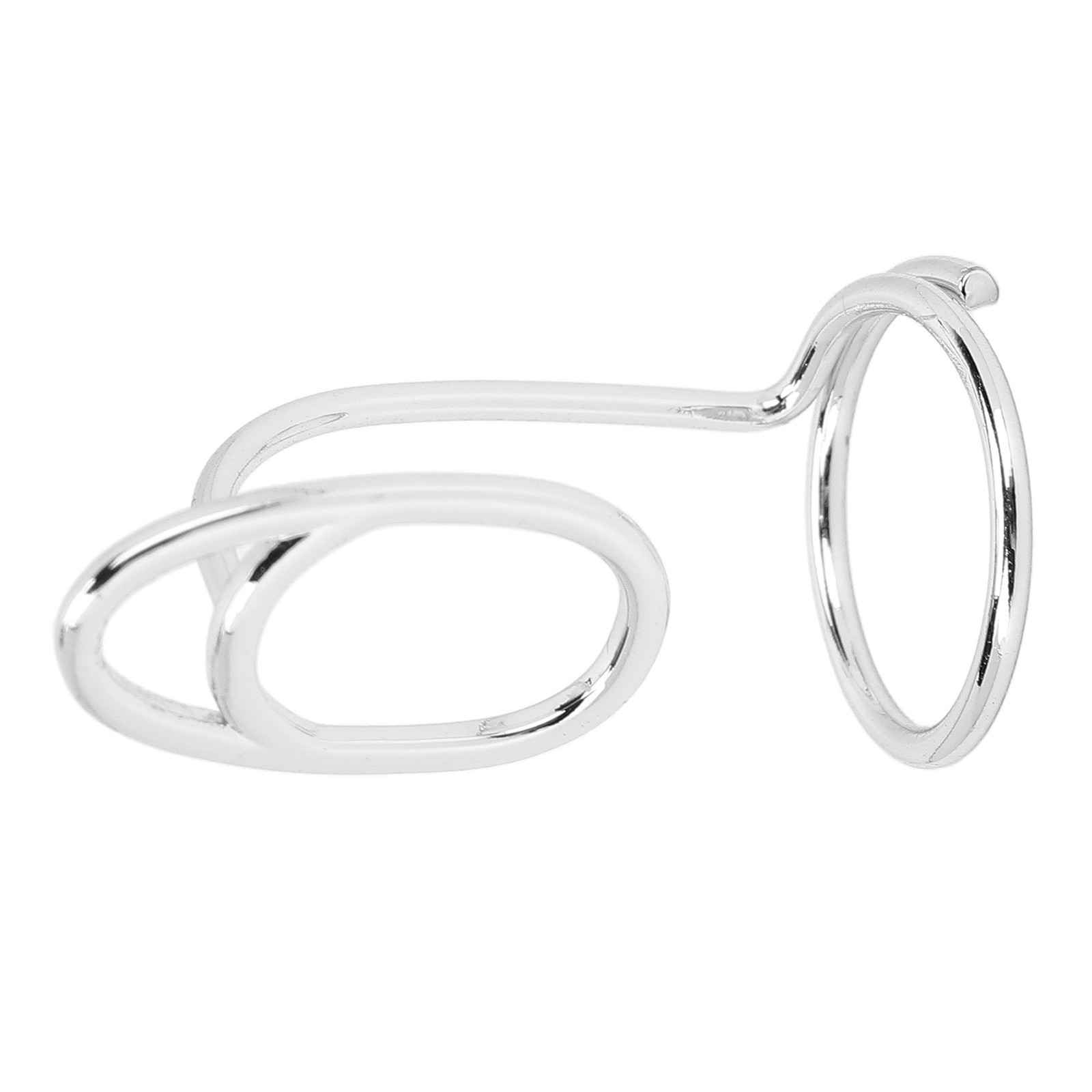 Nail Art Fingernail Rings Unique Women Finger Nail Cover Ring Decoration Jewelry