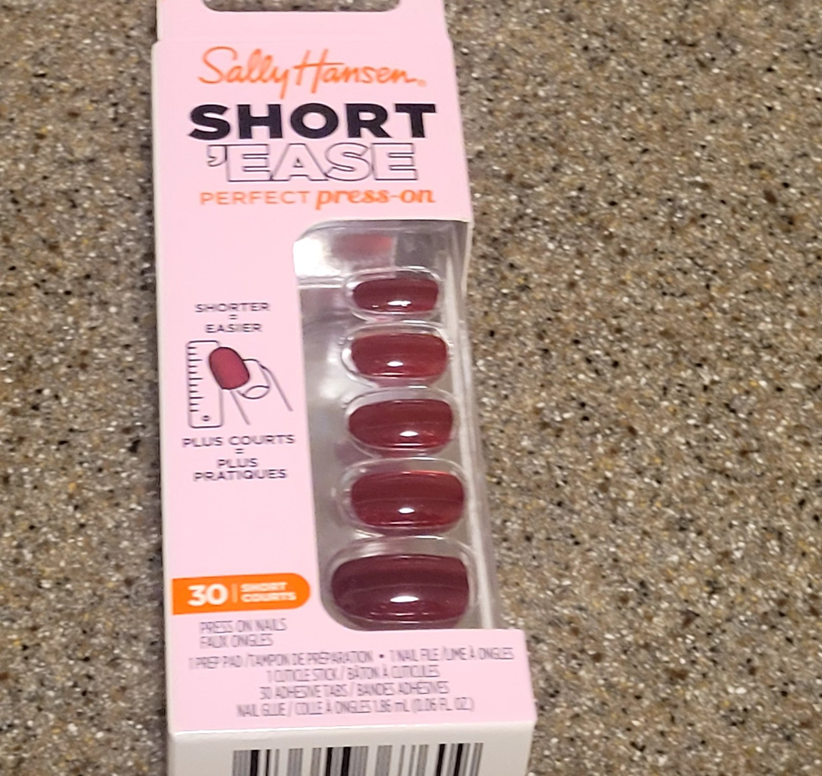 Sally Hansen Short’ Ease Perfect Press On Nails NIB