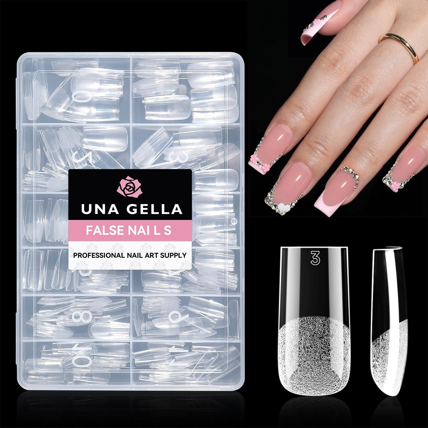 Gel Nail Glue Press On Nails Fast Dry Pegamento Uñas Postizas Strong 3x5ml