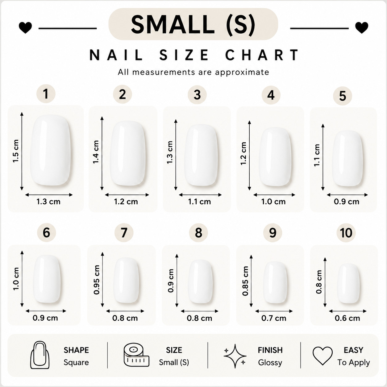 Dusty Grey Blue Cartoon Animal Press-On Nails – Glossy Full Cover – Small