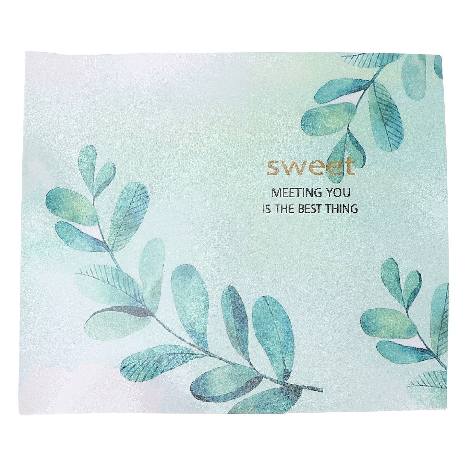 Comfortable Nail Art Hand Pillow with Mat Detachable Green Leaves Pattern