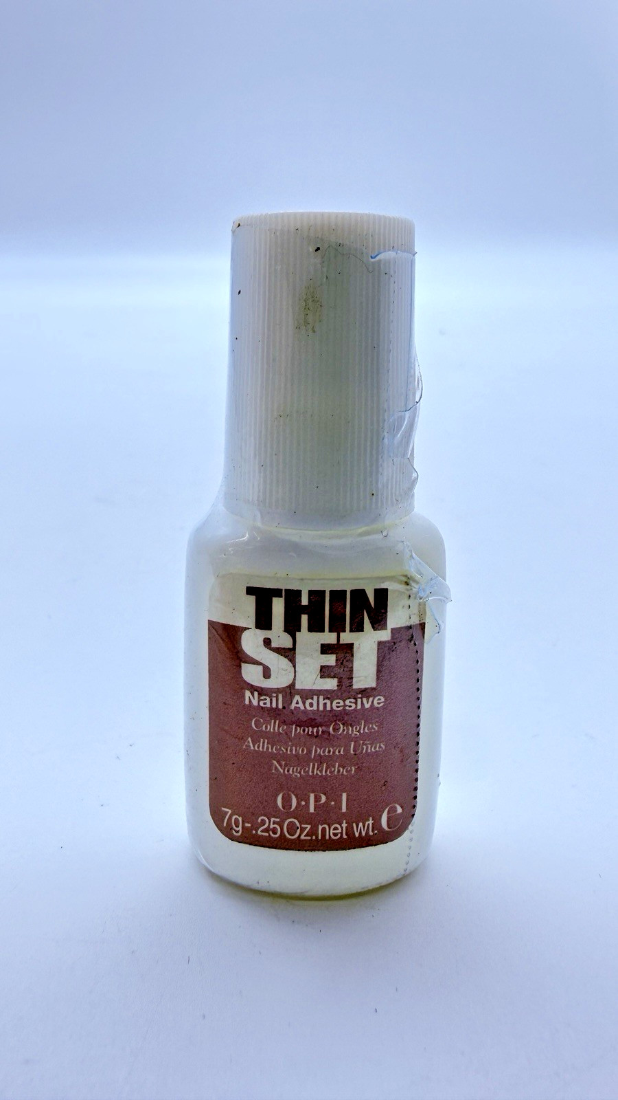 OPI Thin Set Nail Adhesive Professional-Grade Long-Lasting – 0.25 Oz NWOB