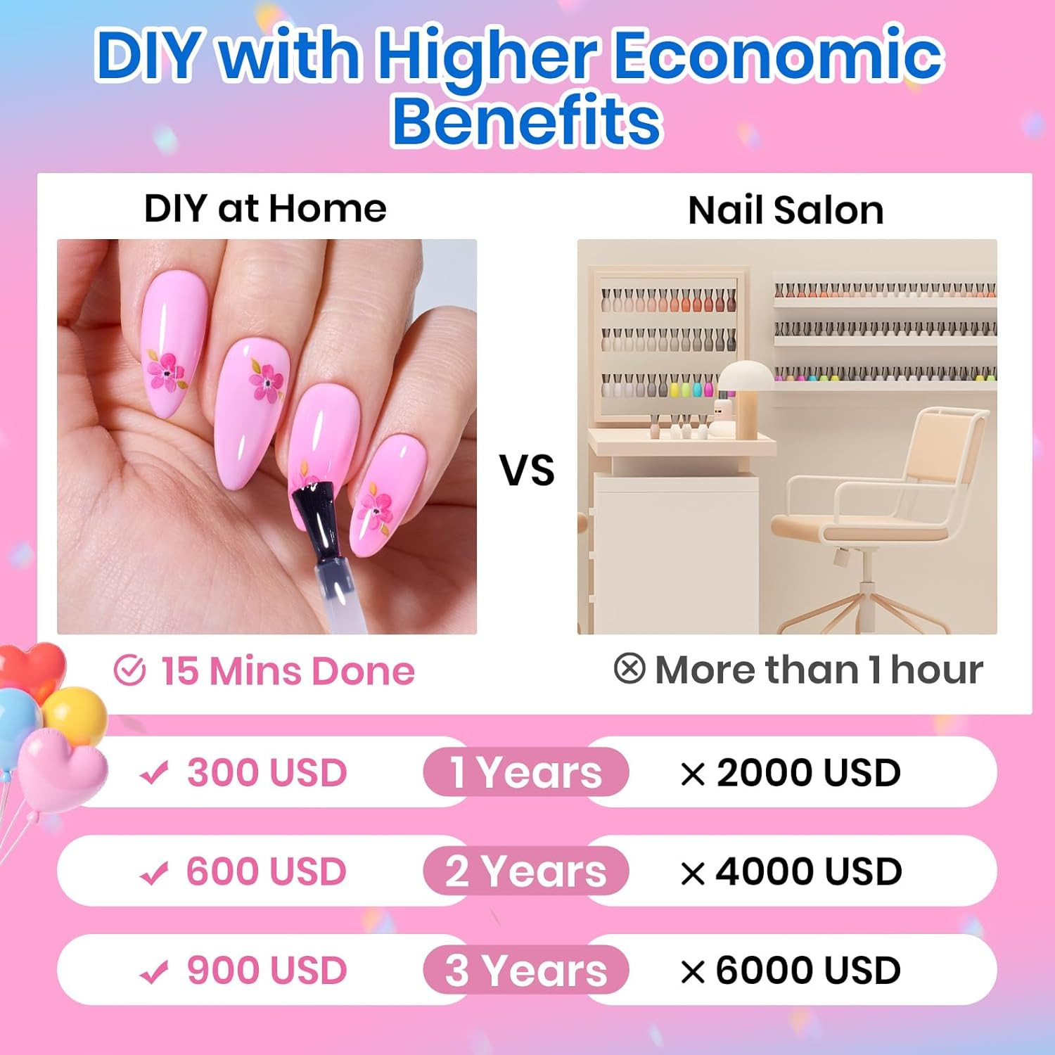 Beetles Medium Almond Nail Tips 576Pcs 12 Sizes, Pre-Etched Soft Gel Nail Tips H