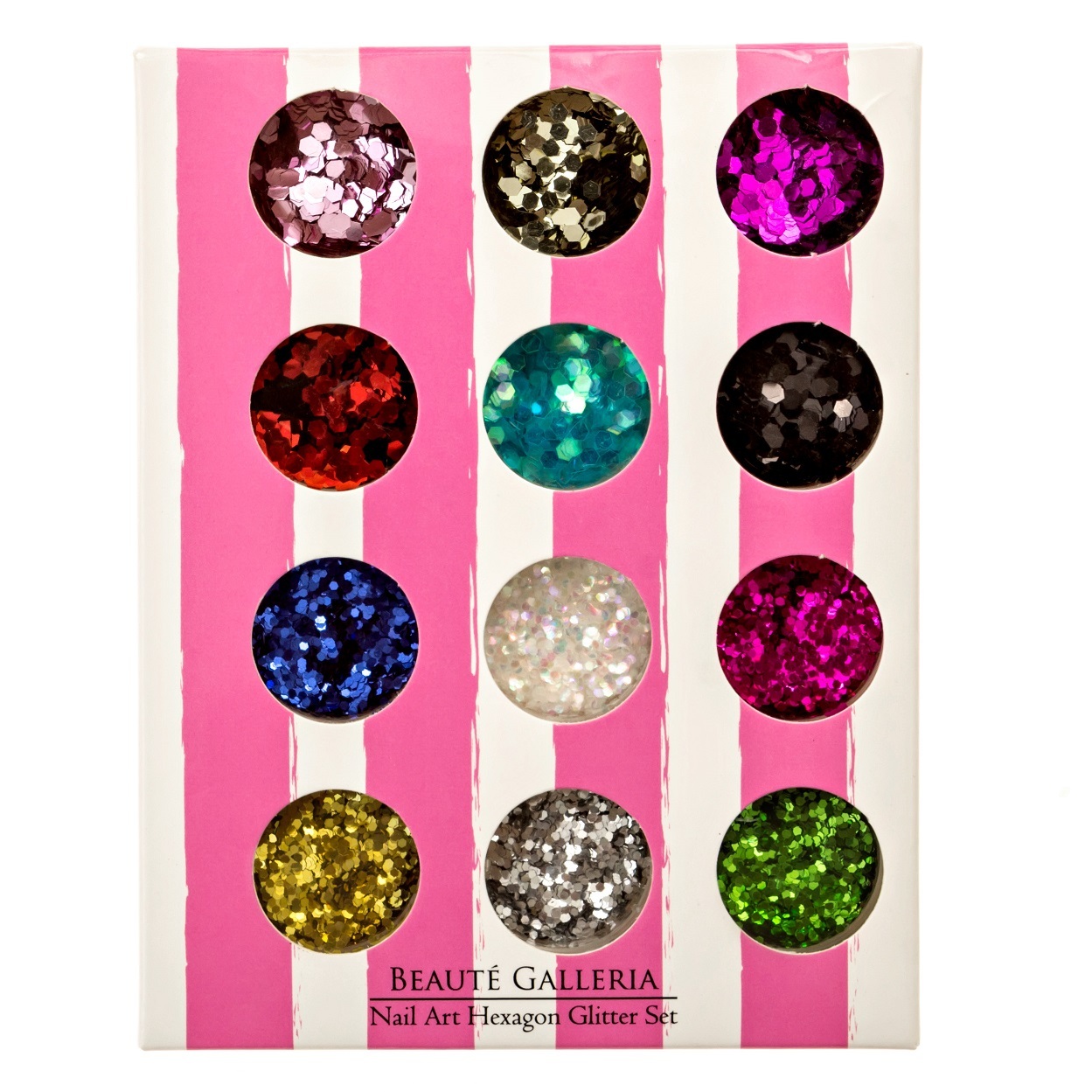 12 Color Nail Art Glitter Sparkle Sequins Holographic Metallic Flakes Nail Decor
