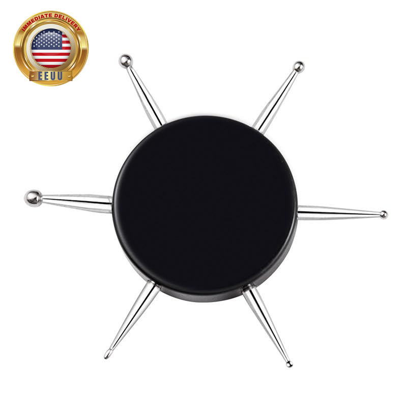 3Pcs Black 6-In-1 Circular Dotting Tools – Professional Nail Art Pens for Dot Pa