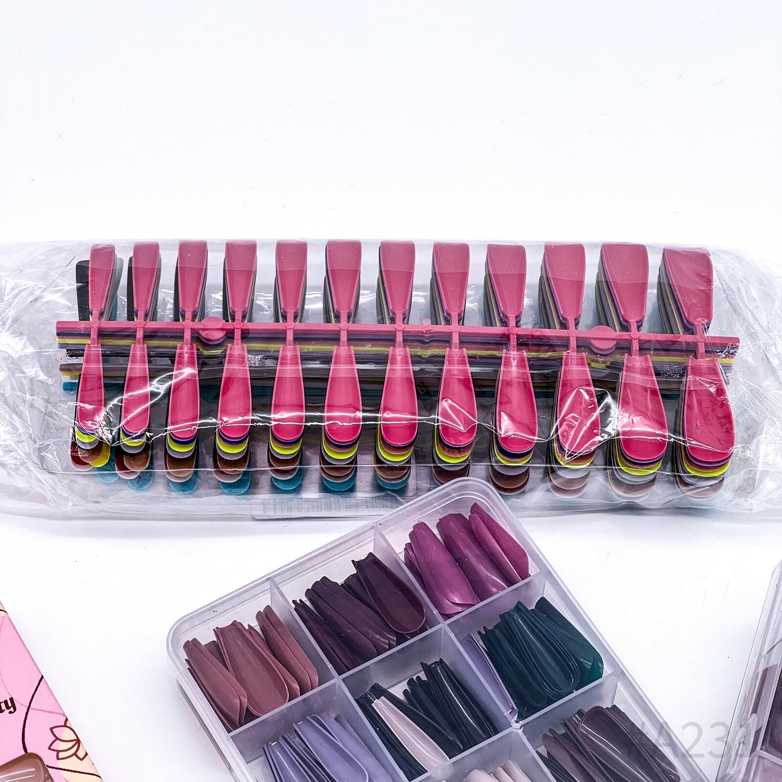 Assortment Press-On-Nails Nails Ballerina various Colors (4 pcs.)