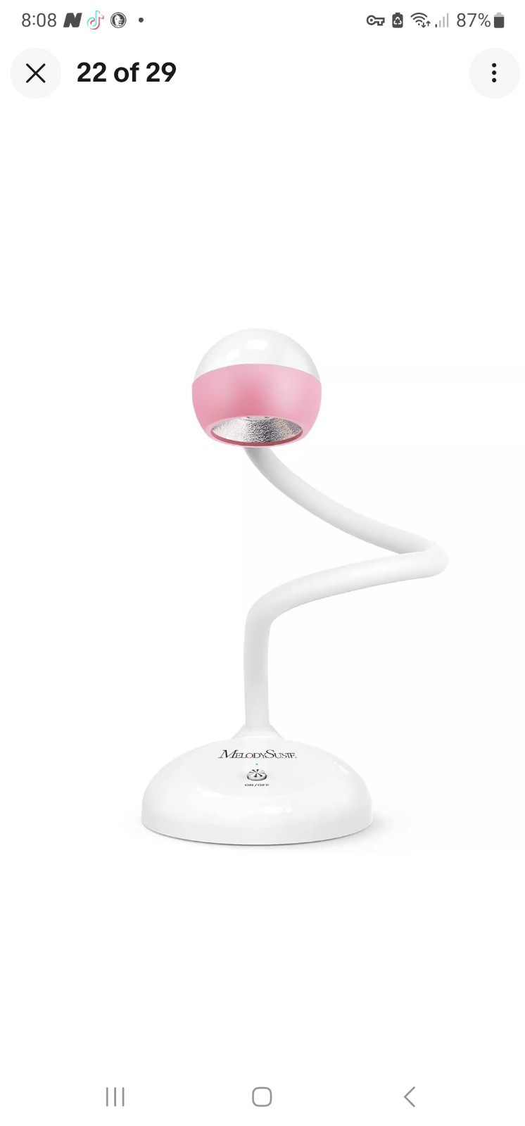 2 In 1 Gel X Lamp Gooseneck Rechargeable UV Light For Gel Nail Polish