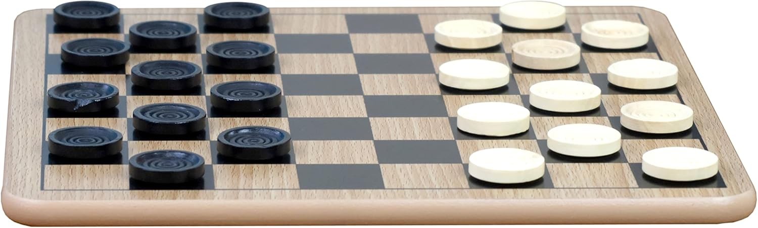 Regal Games – Reversible Wooden Board for Chess, 10.5 Inch –
