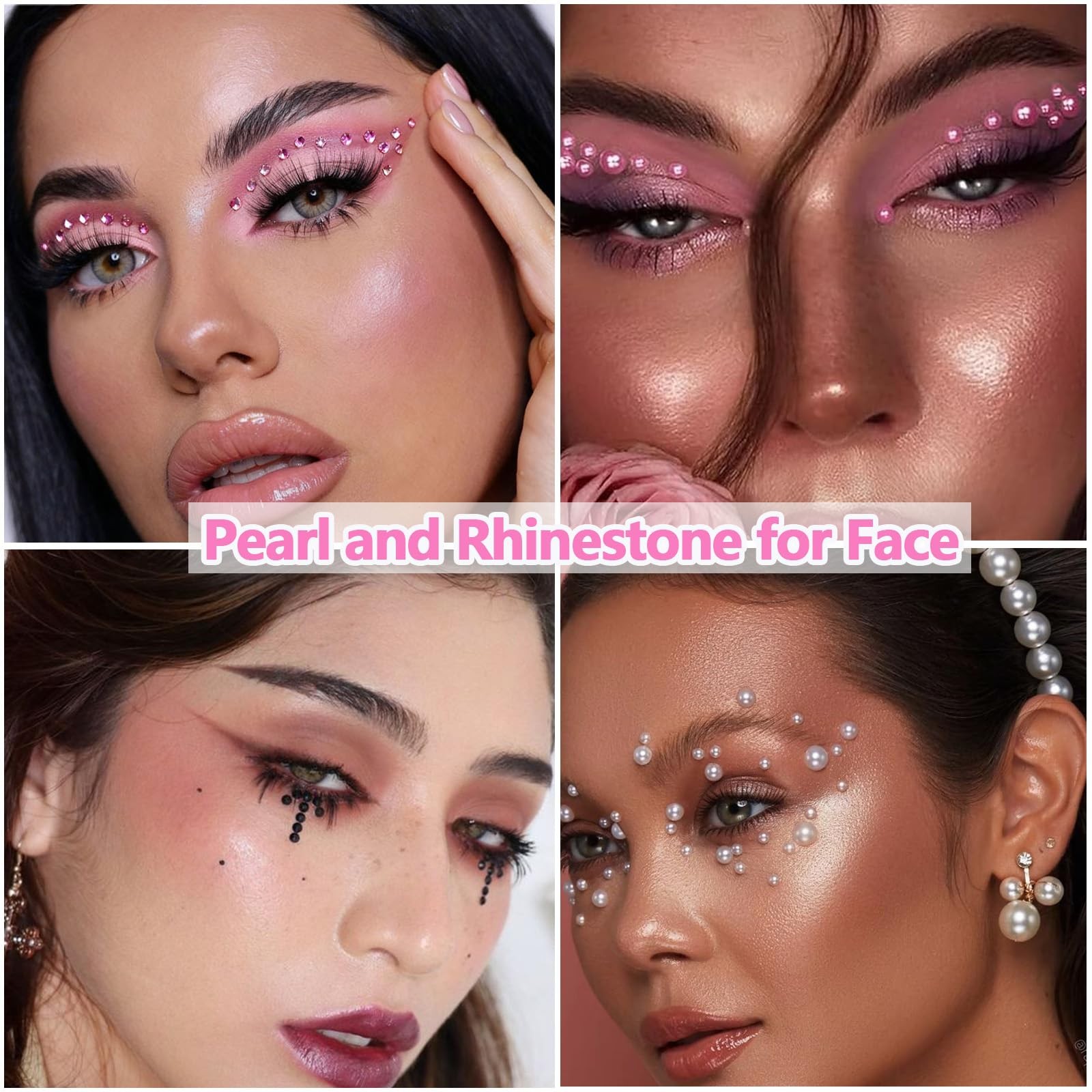 SEMATA Pink Rhinestone Kit 22-Colorful