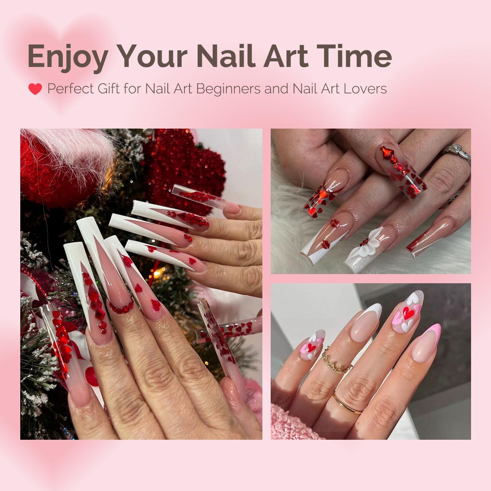 MelodySusie Acrylic Nail Brush Set White Size 8 12 14 16