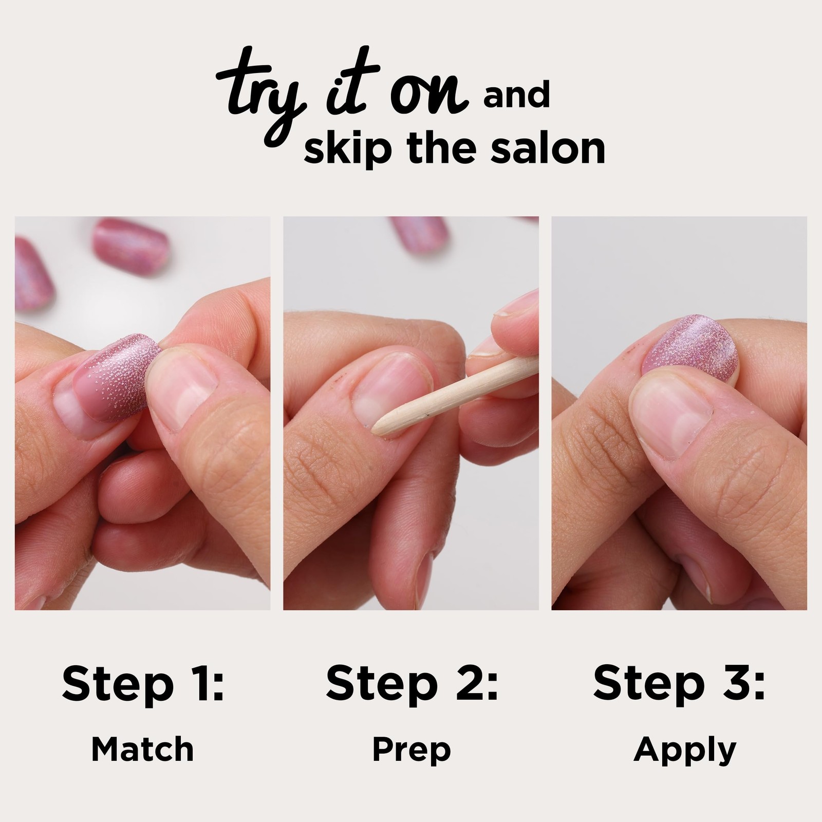 Sally Hansen Salon Effects Perfect Press-On Nails, Almond , Cinna-Snap