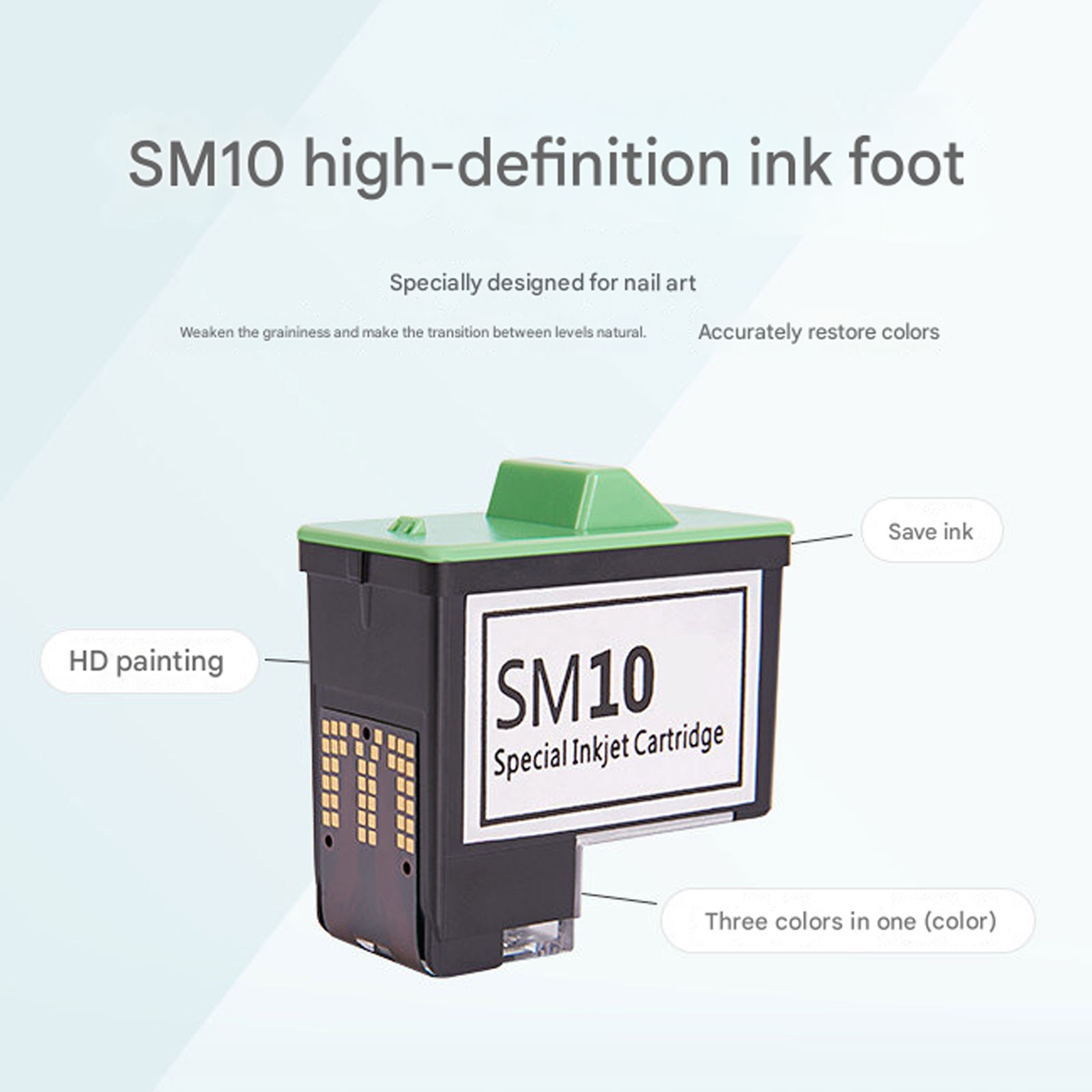 Top Gel /Print Gel /SM10 Inkjet Cartridge for O’2NAILS Nail Art Printer V11/X11