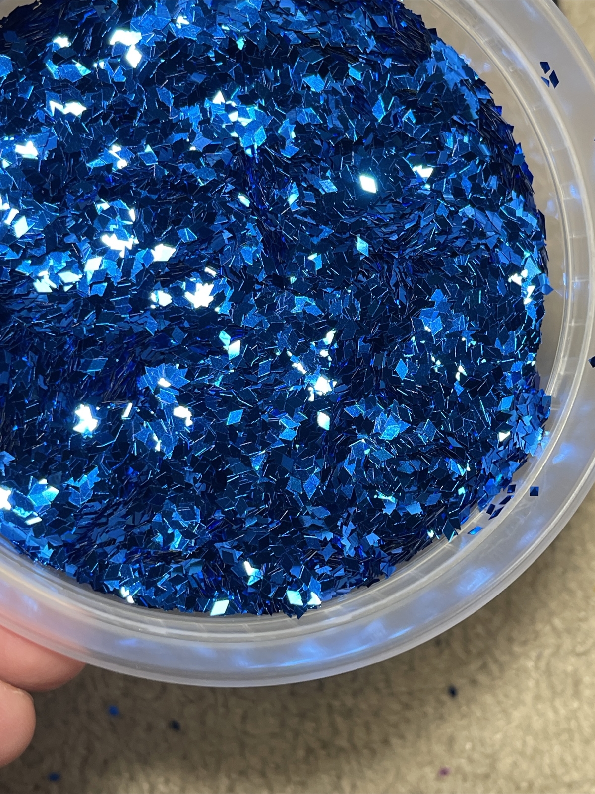50G Solvent Resistant Metal RHOMBUS 2MM shape Glitter Nail Art Face Crafts