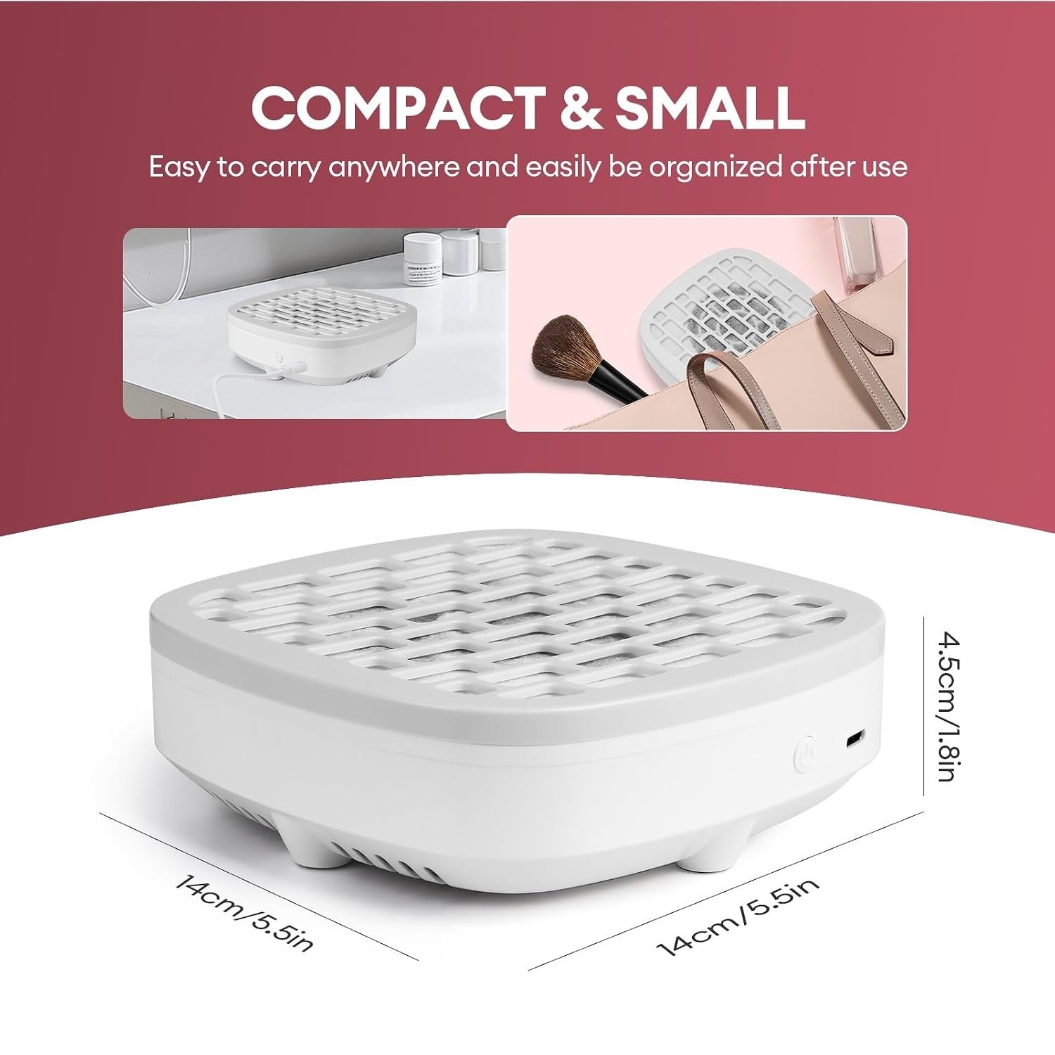 Efficient Nail Dust Collector – Corded Power, Gentle Noise, Easy Maintenance