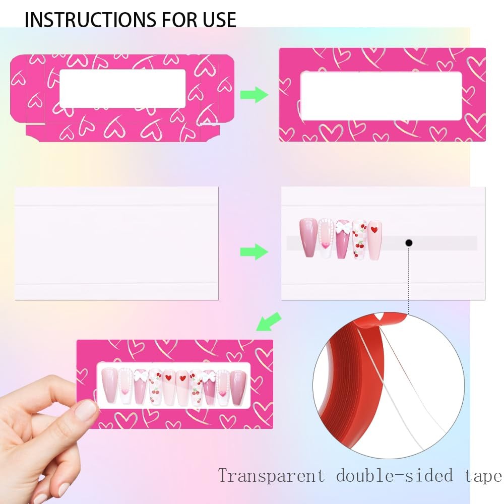 Yazabai 74PCS Press 4.92 inches x 2.17 x 0.59 inches, Hot Pink Heart