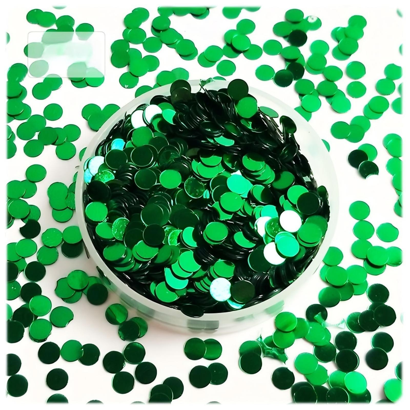 30/60gram Metallic Color Sequins Loose Flakes Round Dots 3-6mm Nail Art Tips