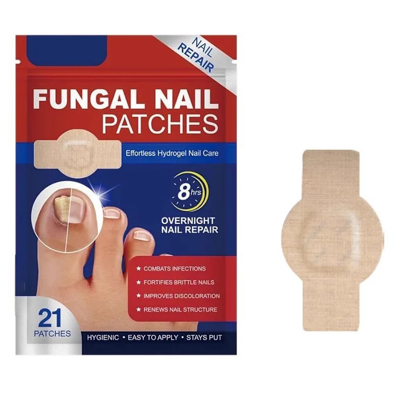 21 Pcs Fungal Nail Patches – Extra Strength Toenail Fungus Treatment Overnight