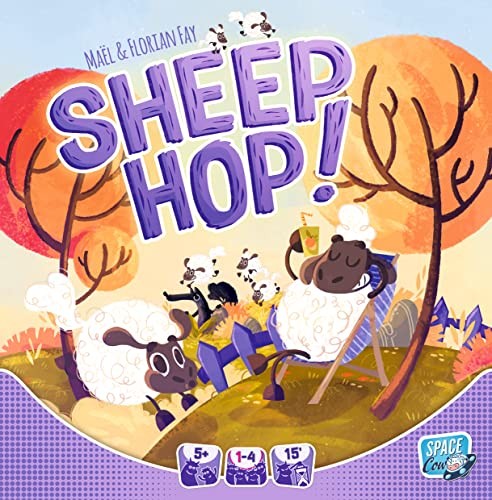 Sheep Hop Board Game – Cooperative Strategy Game, Fun Medium, Multicolor