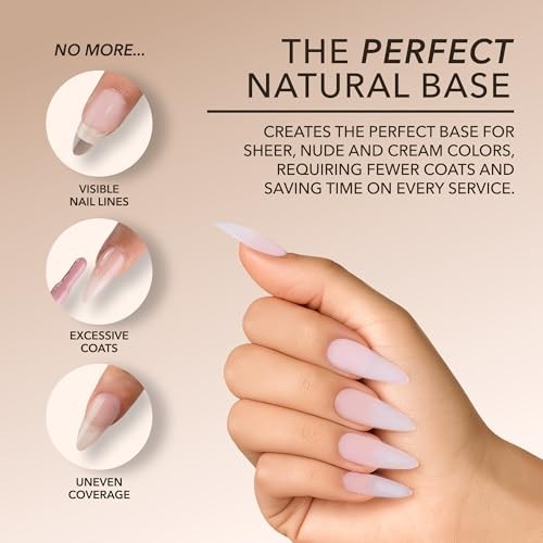Gel Nail Extension Tips – Natural Cover, 504 Coffin shape, Extra Short (XS)