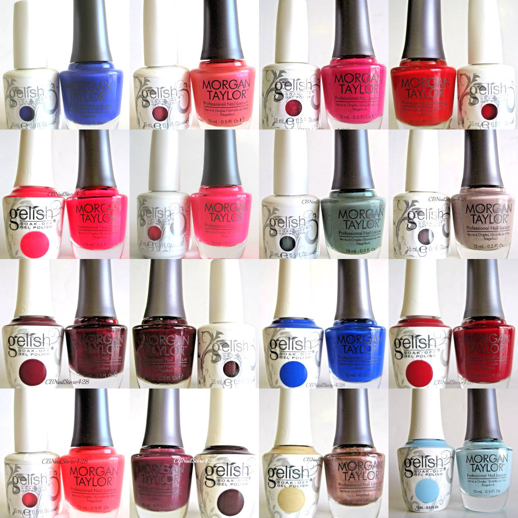 Harmony Gelish & Morgan Taylor Matching Colors – Series 2 – Pick Your DUO
