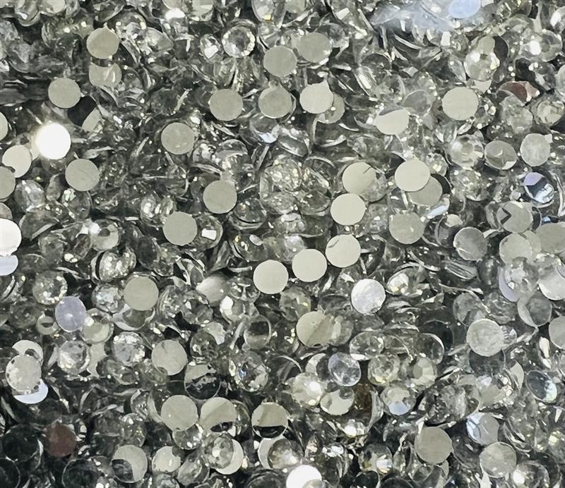 Clear Round Flat Back Crystal Rhinestone 3mm Jewelry Crafting Nail Gems