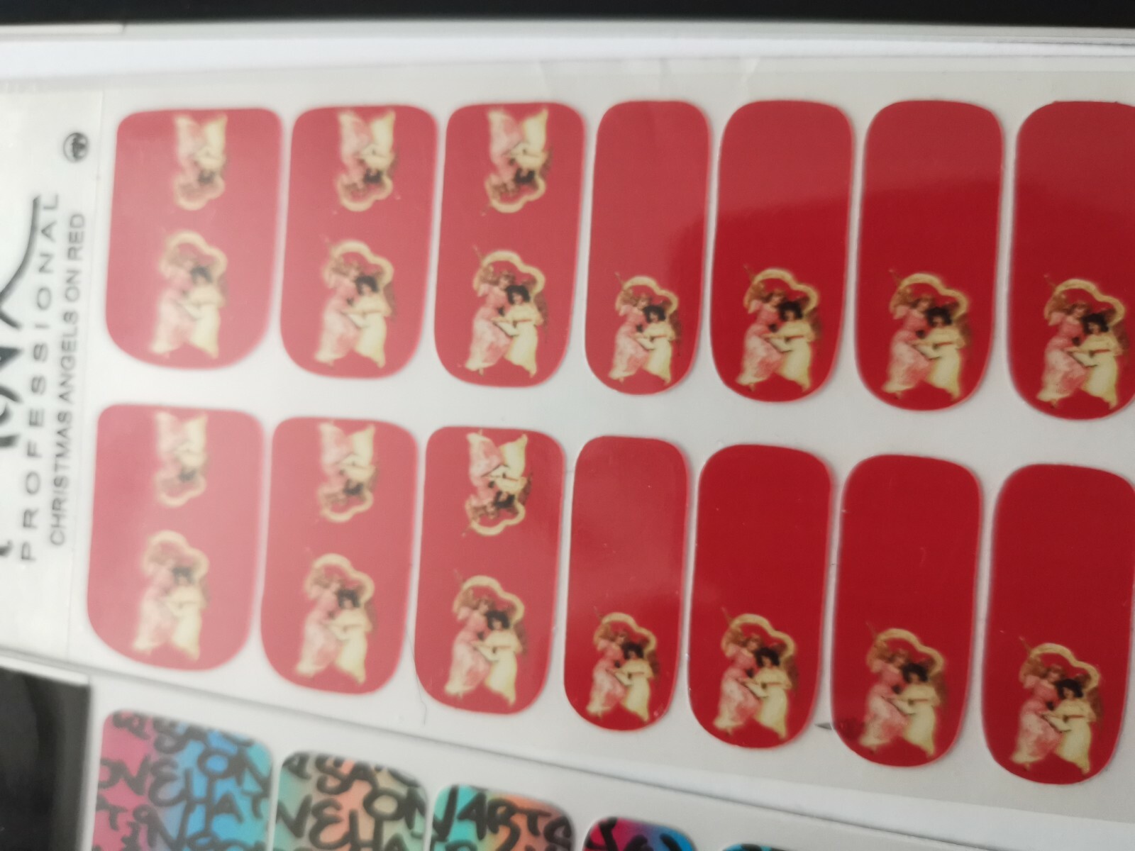 Minx Nails Foil Wraps Brand New Nail Art Chrome Bright Graff Xmas Bundle of 4
