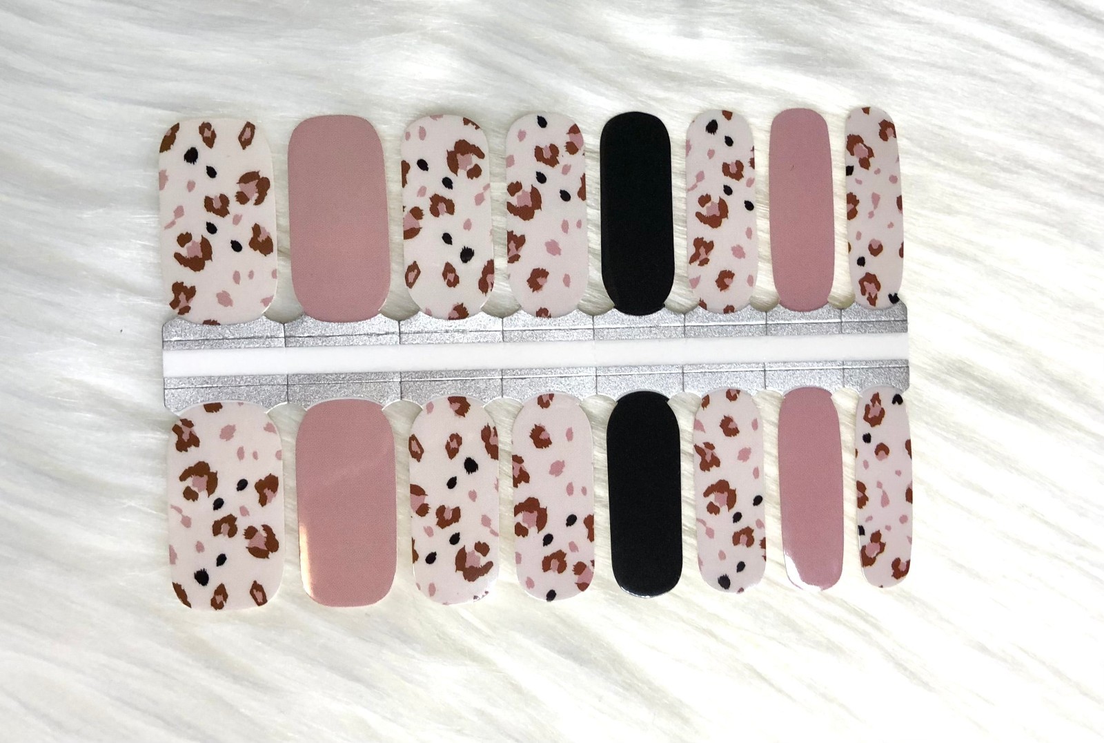 Nail Art Stickers Self Adhesive Wraps Full Cover Leopard ZB16717 177