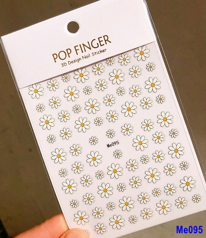 Daisy Flower Nail Sticker 5 Styles Perfect Daisy Nail Decal Sticker MeSeries